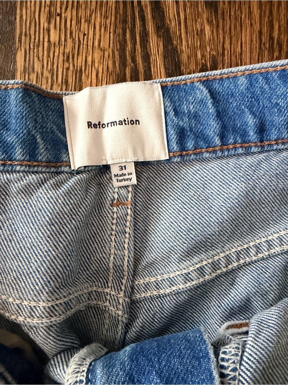 Reformation Harriet high rise relaxed Jeans 31 - Picture 3 of 4